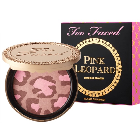💞Too Faced Pink Leopard Blushing Bronzer - Picture 2 of 8